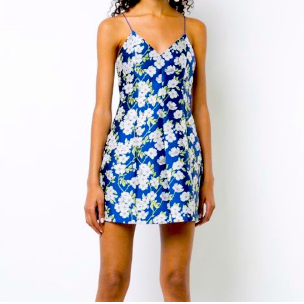 Alice + Olivia Floral Mini Dress